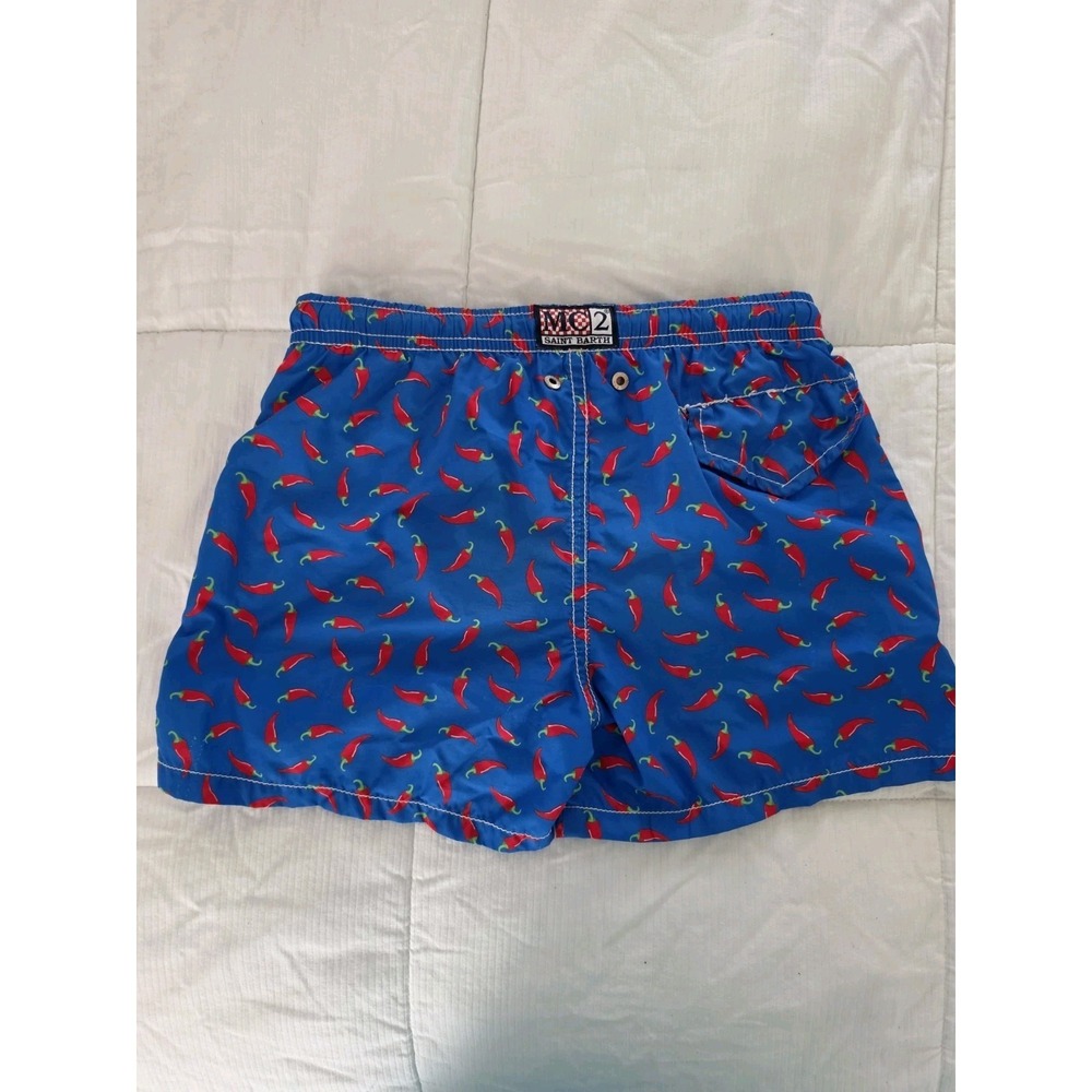 St. Barth MC2 Chilli Pepper Swim Trunks Size 8Y - Picture 4 of 5